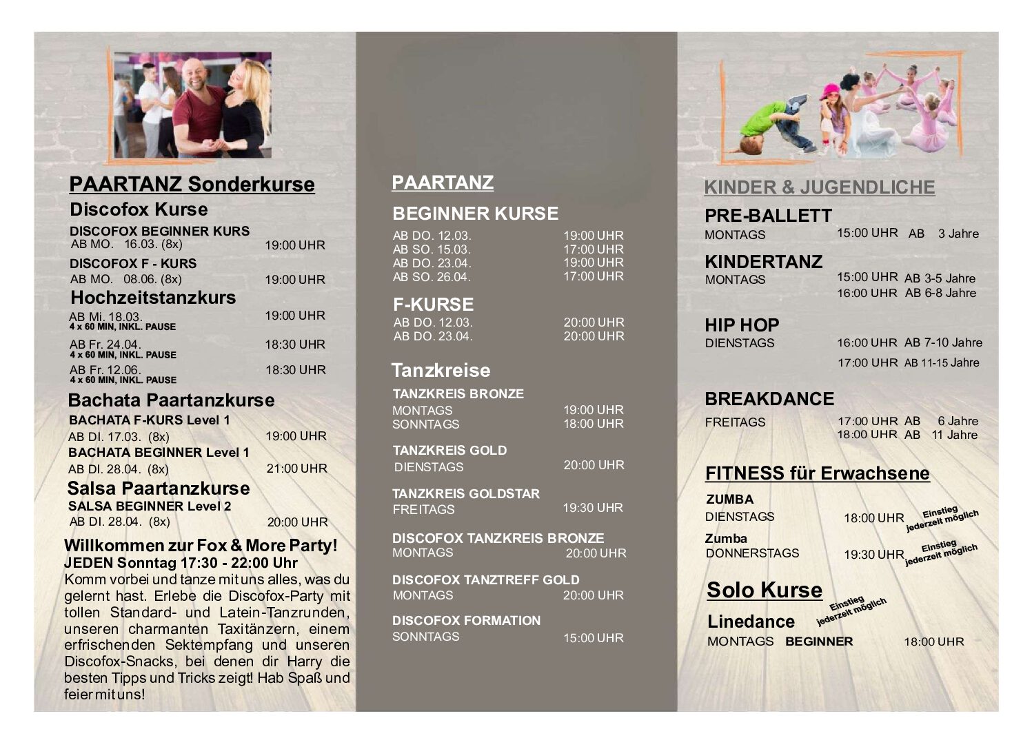 Falti März bis April 26